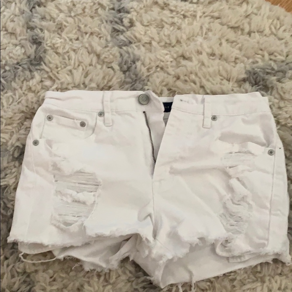 White Aeropostale Jean Shorts